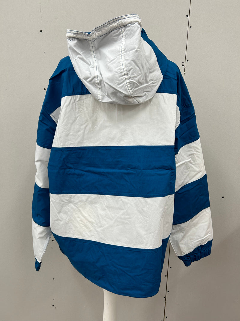 Men’s Blue Striped Pull Over Jacket