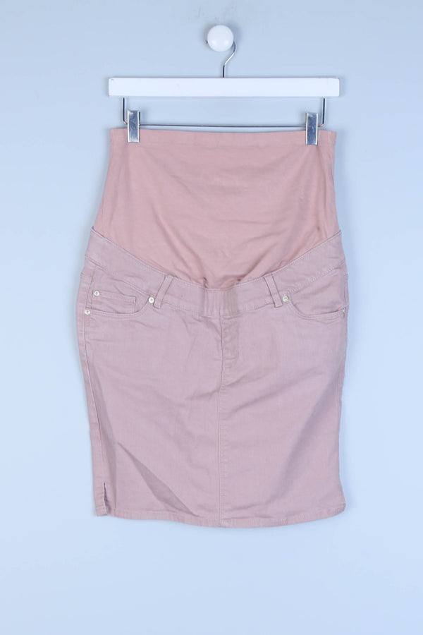 Pink Casual Maternity Skirt