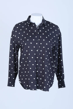 Black Polka Dot Shirt