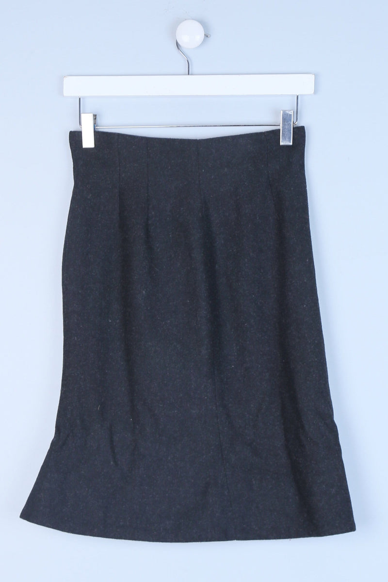 Textured Tailored Skirt