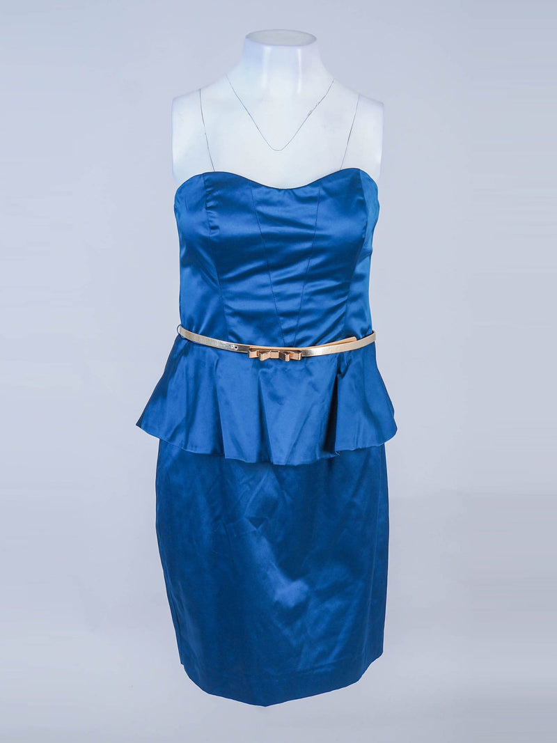 Strapless Mini Dress with belt
