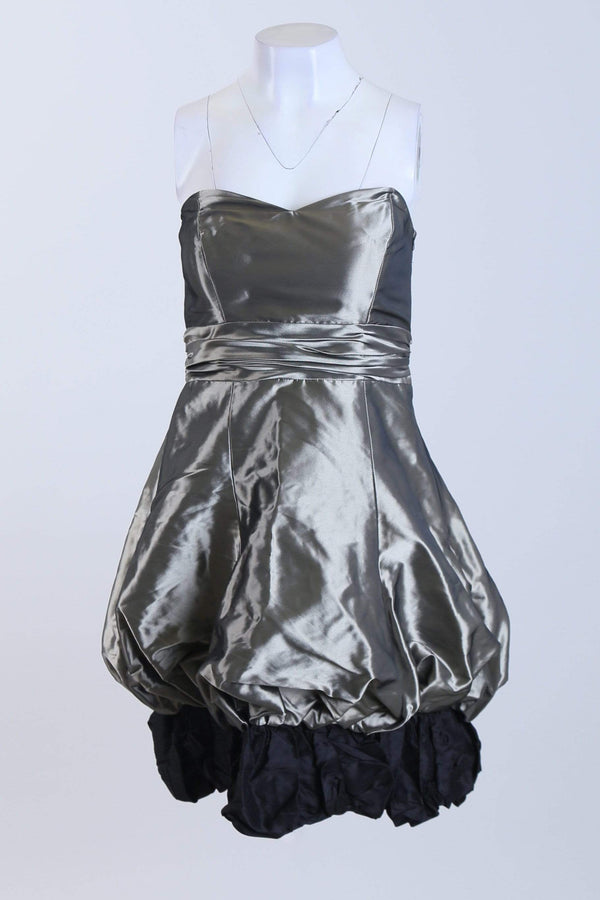 Strapless Ruched Mini Dress