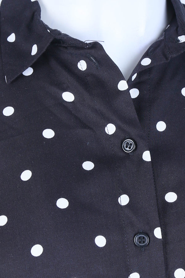 Black Polka Dot Shirt
